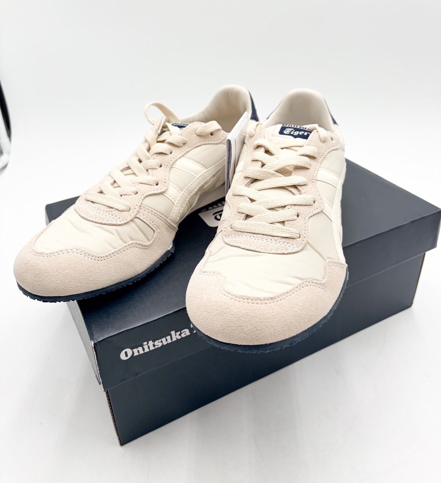 【NEW】Onitsuka Tiger SERRANO Oatmeal/Cream Daily Sneaker (US 7.5) From US