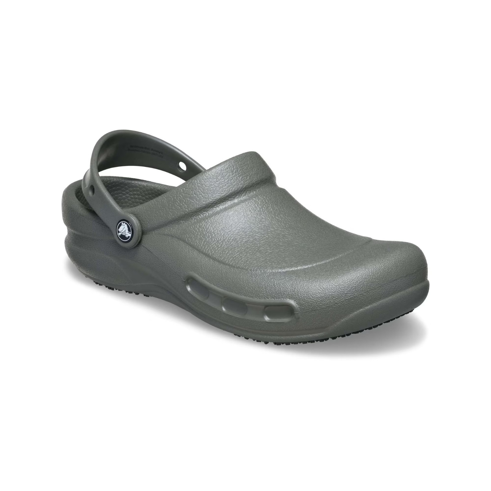 Crocs at Work Men Bistro Slip Resistant Clog Comfortable and Casual Dusty Olive