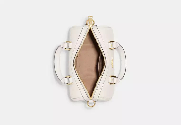 COACH Mini Rowan Crossbody Bag Gold/Chalk