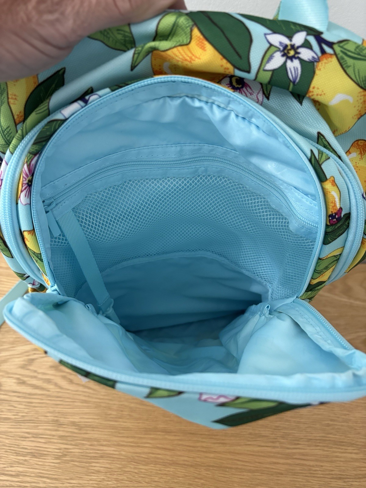 Vera Bradley “Lemon Grove” Backpack LARGE Lighten Up Sporty Yellow NEW 12.5”Tall