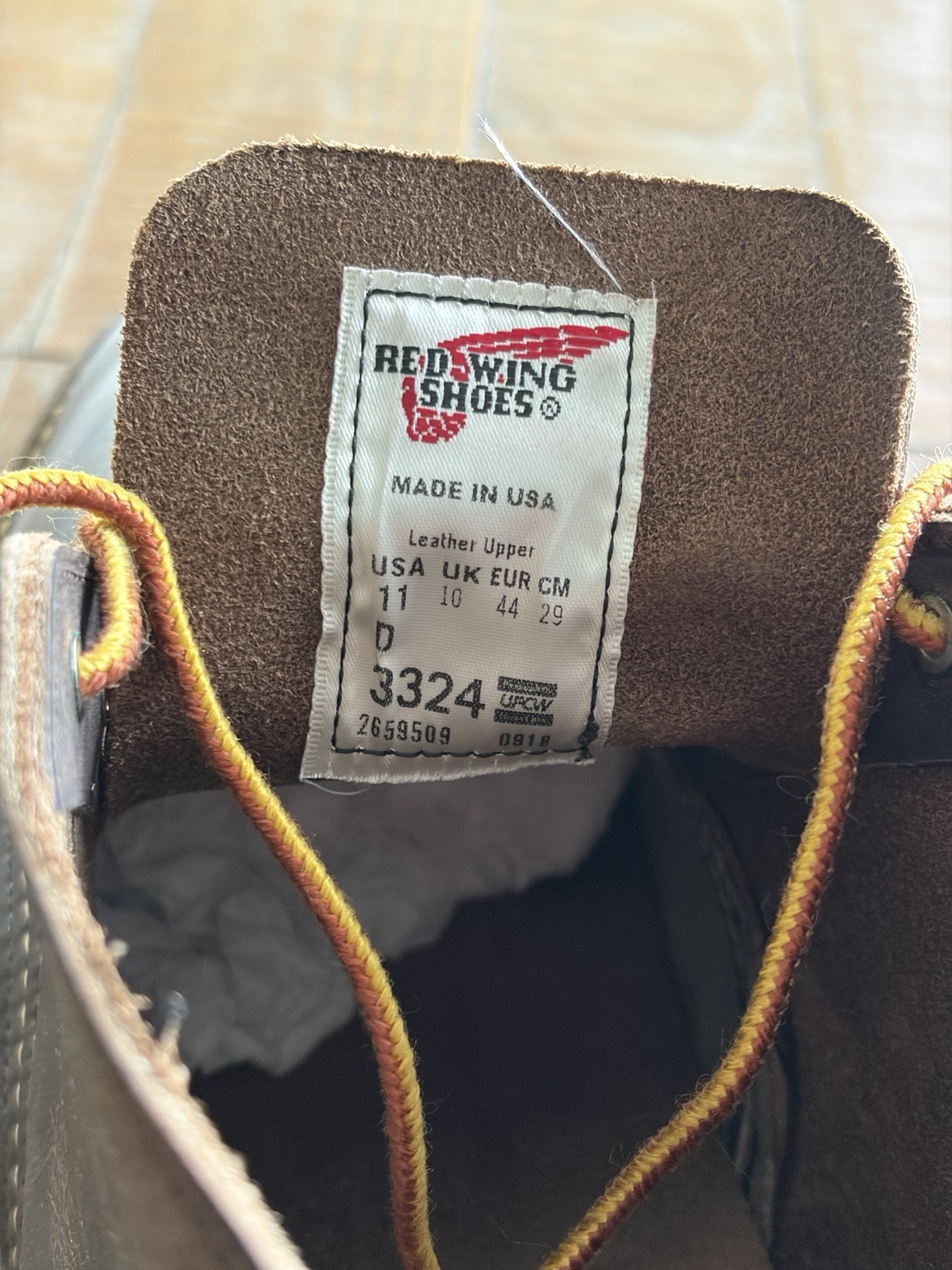 Red Wing Weekender Chukka – Men’s Copper Rough – Leather Boot – Size 11 – 3324D
