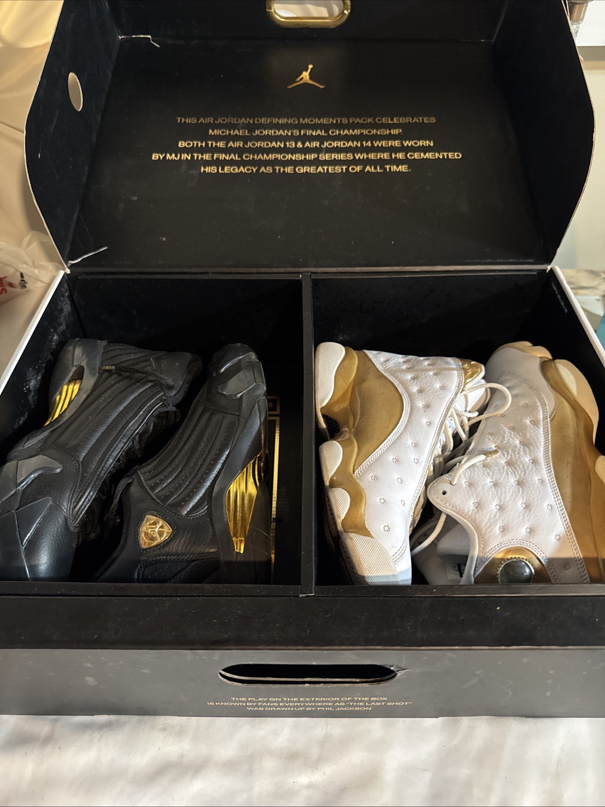 Jordan 13/14 Retro Defining Moments Pack Size 10 With Box Retail: $600