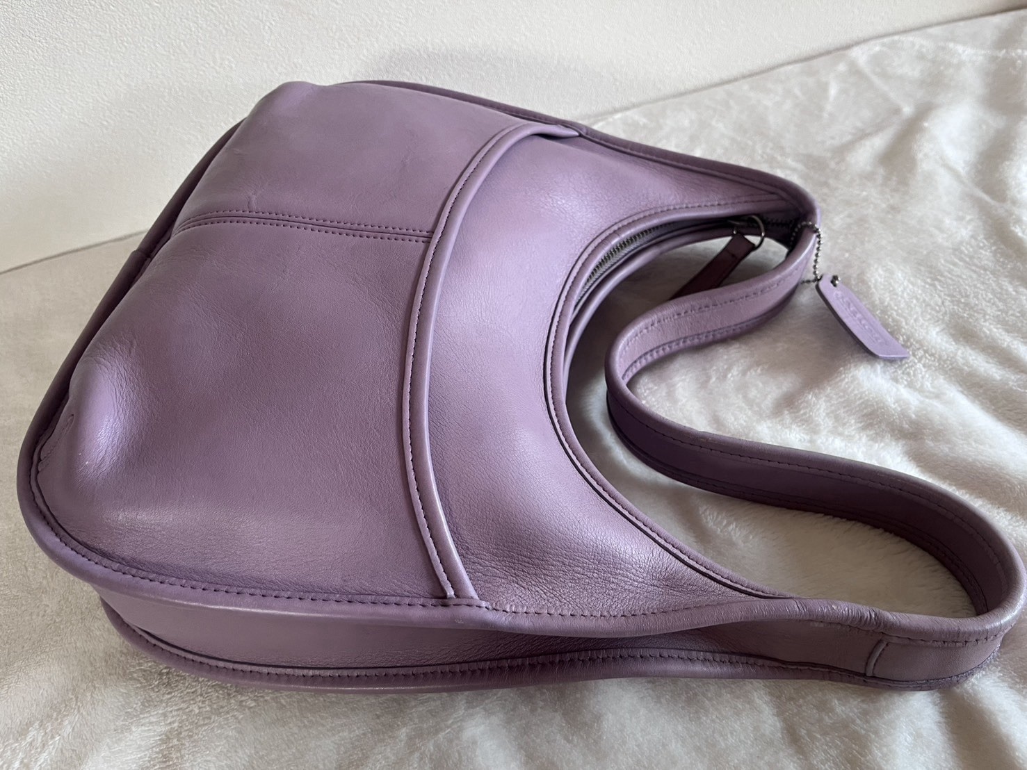 Coach MEDIUM C8C 9033 Vintage Lavender Leather Ergo Shoulder Bag