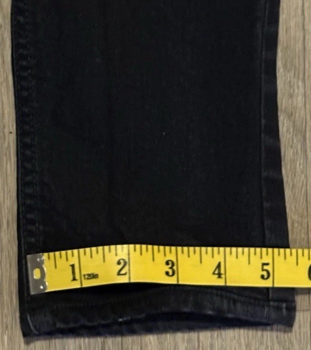 Ksubi Black Skinny Slim Stretch Denim Jeans Cotton Elastane 5-Pocket Men 36