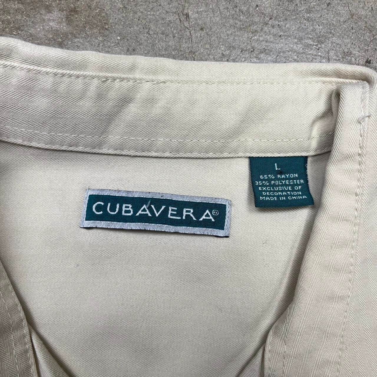 Cubavera Short Sleeve Button up shirt large rayon