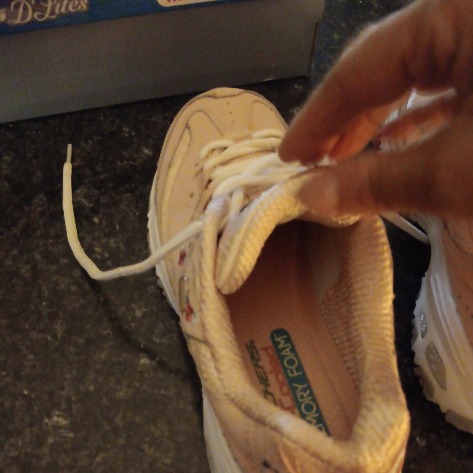 Sketchers D’Lites Memory Foam Sneakers
