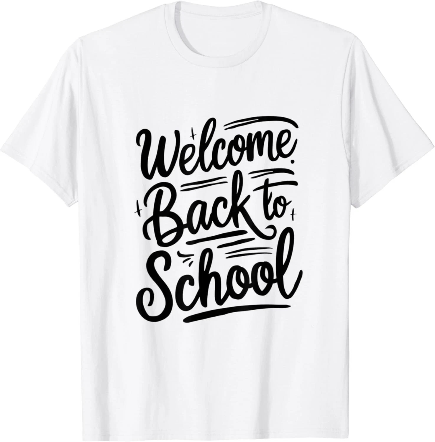 Welcome Back To School Back To School White T-shirt