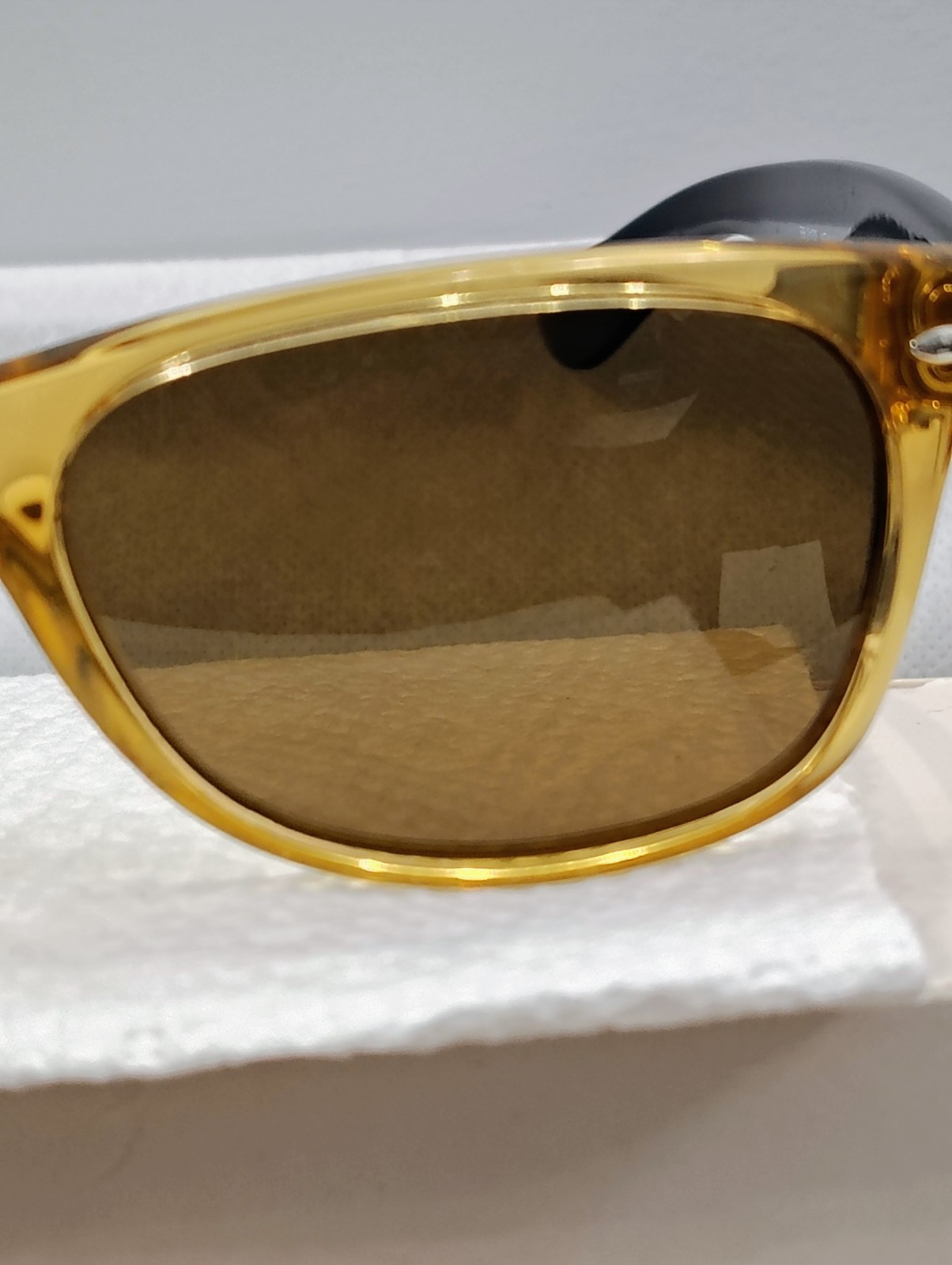 55-18mm RAY BAN RB2132 HONEY BROWN/BLACK BLEND POLARIZED NEW WAYFARER 945/57