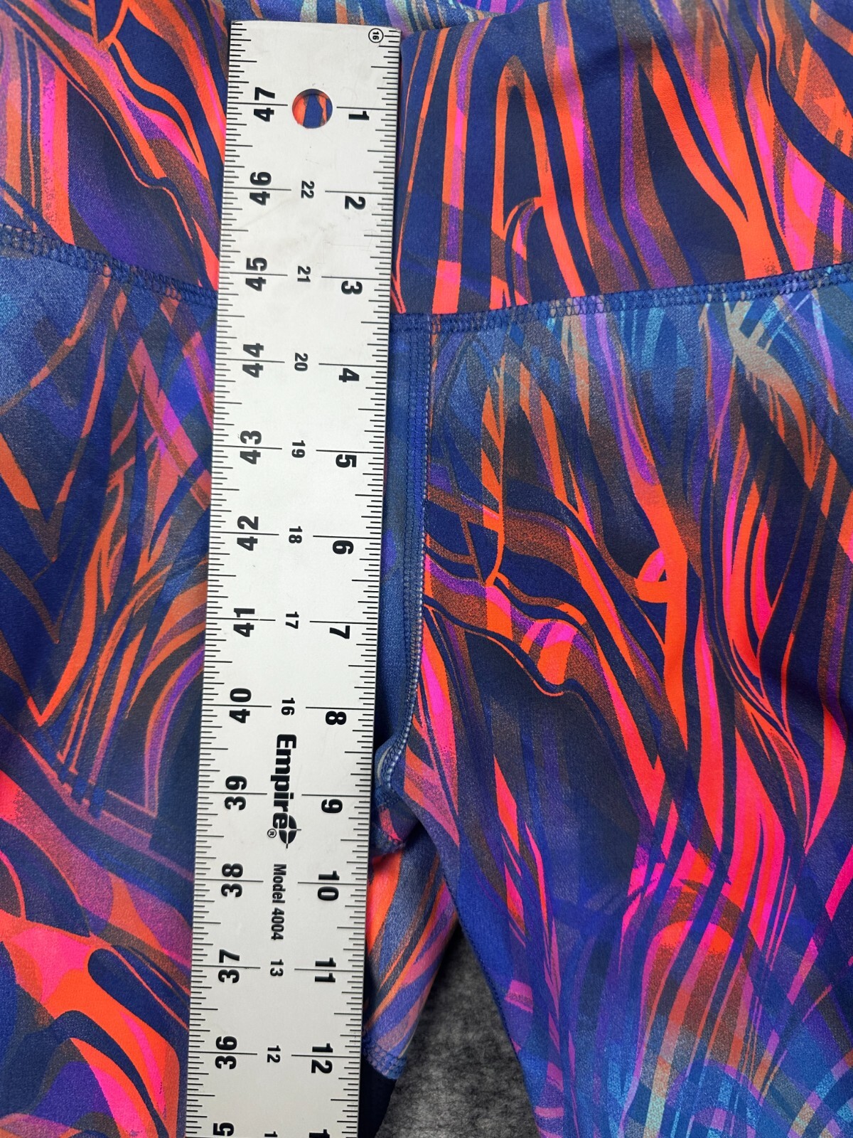 SOULCYCLE Size Medium Ladies Blue Polyester/Spandex Mix Leggings