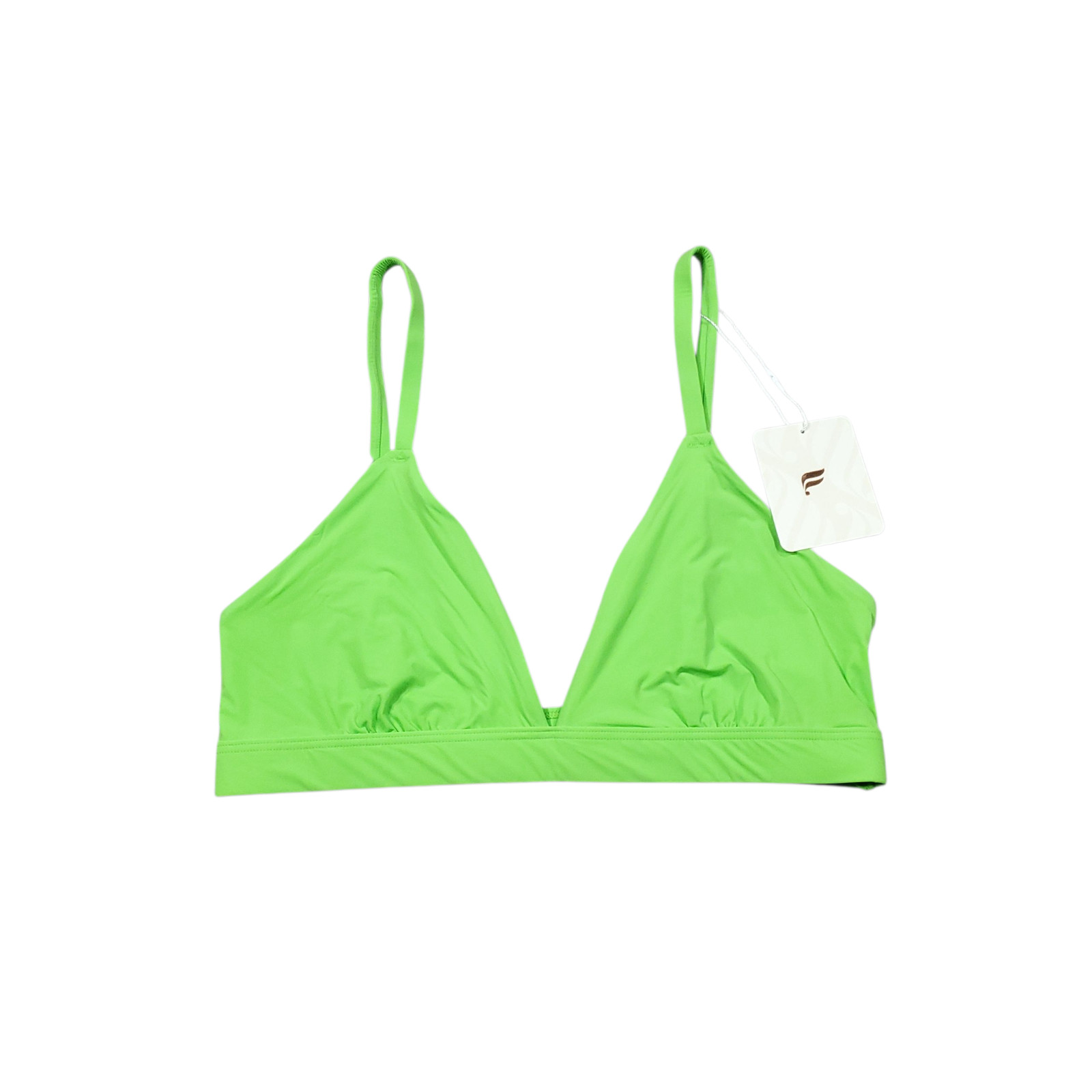 Fabletics Fine Touch Triangle Bralette Women’s Size Small Sour Apple Green