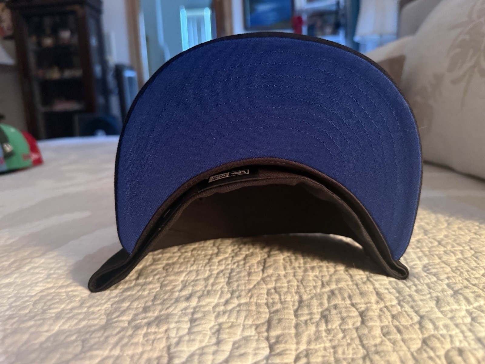 Fitted Hawaii Black/Blue “F” Logo new era 7 3/8