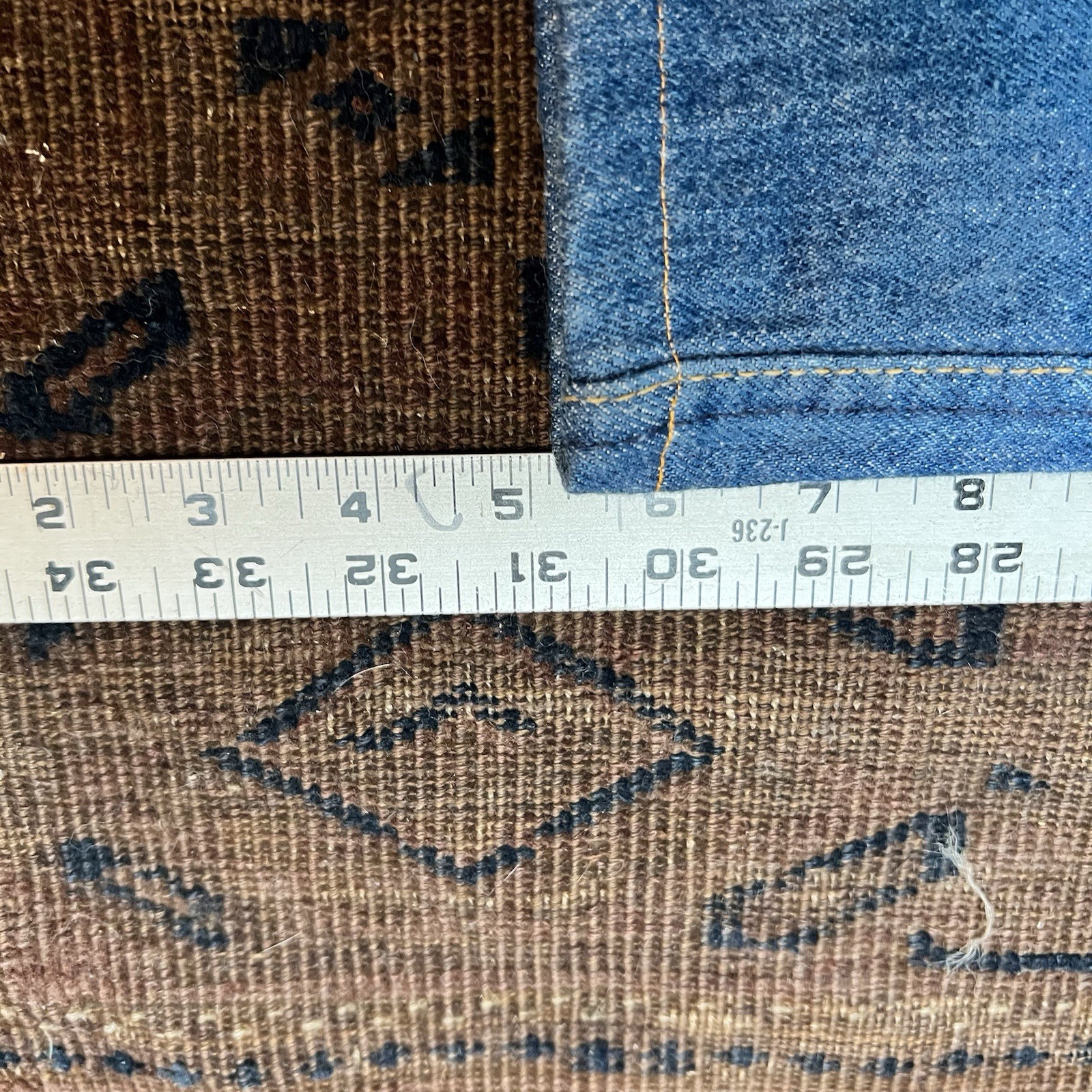 Vintage 1993 Levi’s 501 01 13 Made in USA Fuzzy One Wash Denim Jeans W36 L32