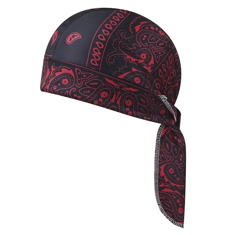Elastic Motorcycle Wrap Biker Du Bandana Paisley Doo Rag Head Skull Cap Durag