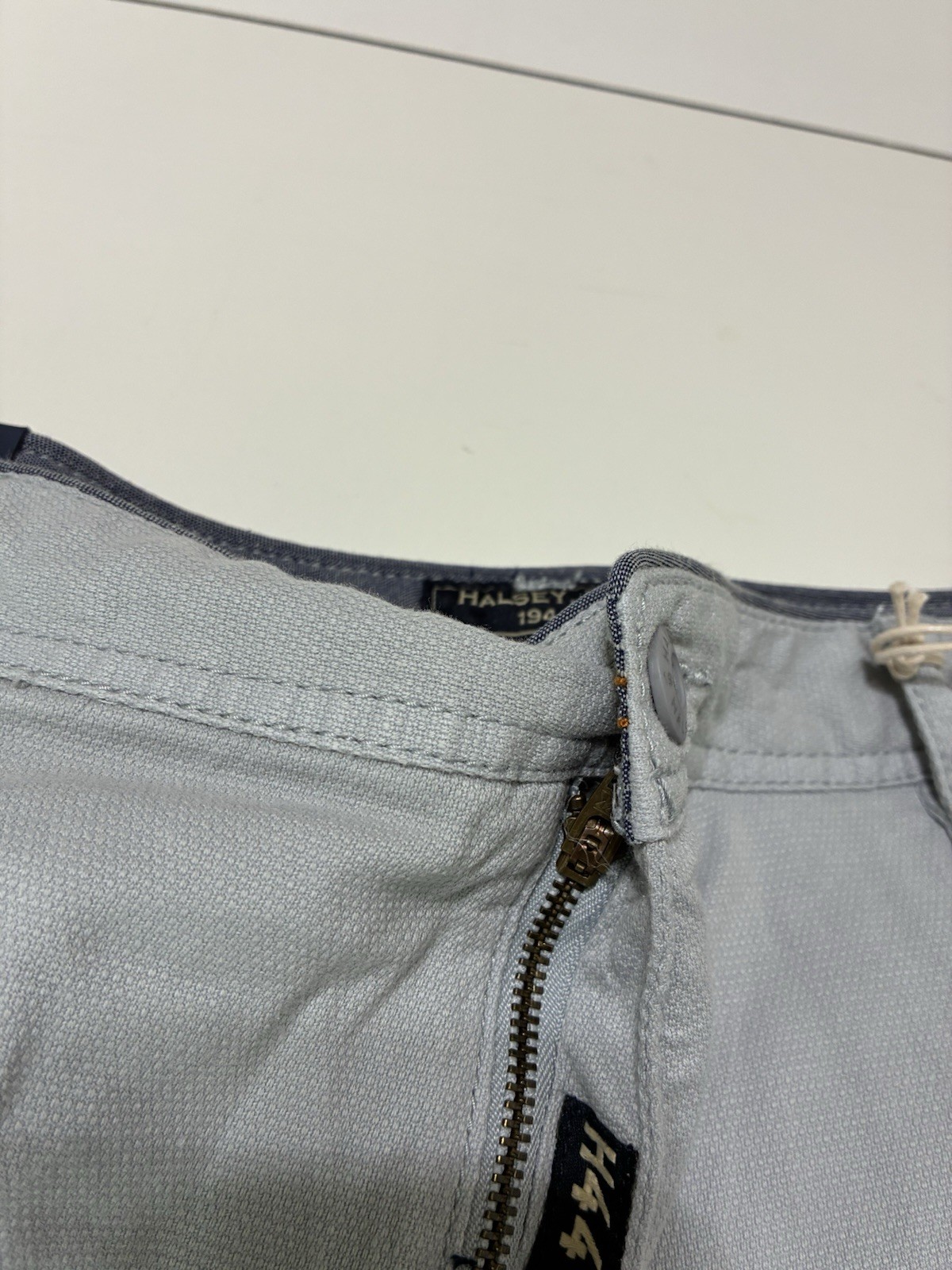 Halsey 44 Sport Shorts 42 Blu Slate Theodore Honey Comb Stretch Chino 10″ Inseam
