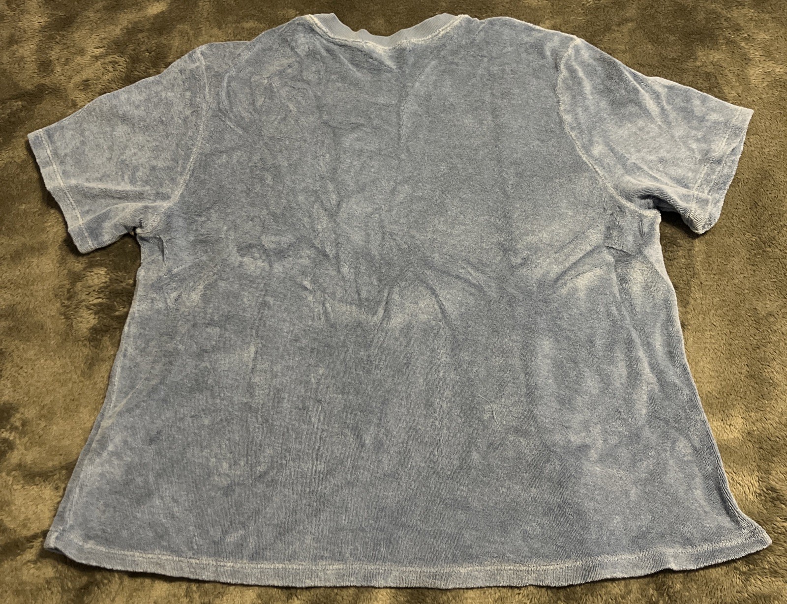 SMALL PERFECT WHITE TEE 100%Cotton Terry Cloth Donna T96Short Sleeve Crew