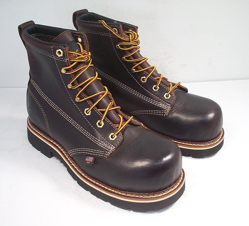 THOROGOOD MEN’S 6″ AMERICAN HERITAGE 8.5 D EMPEROR TOE WORK BOOTS COMPOSITE TOE
