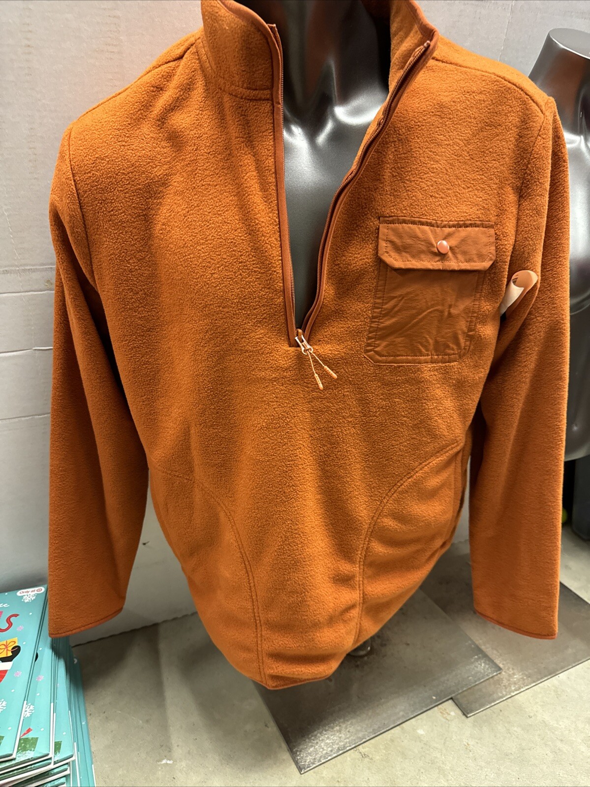 Goodfellow Quarter Zip Fleece Pullover – Sweatshirt like- Sizes & Colors choice
