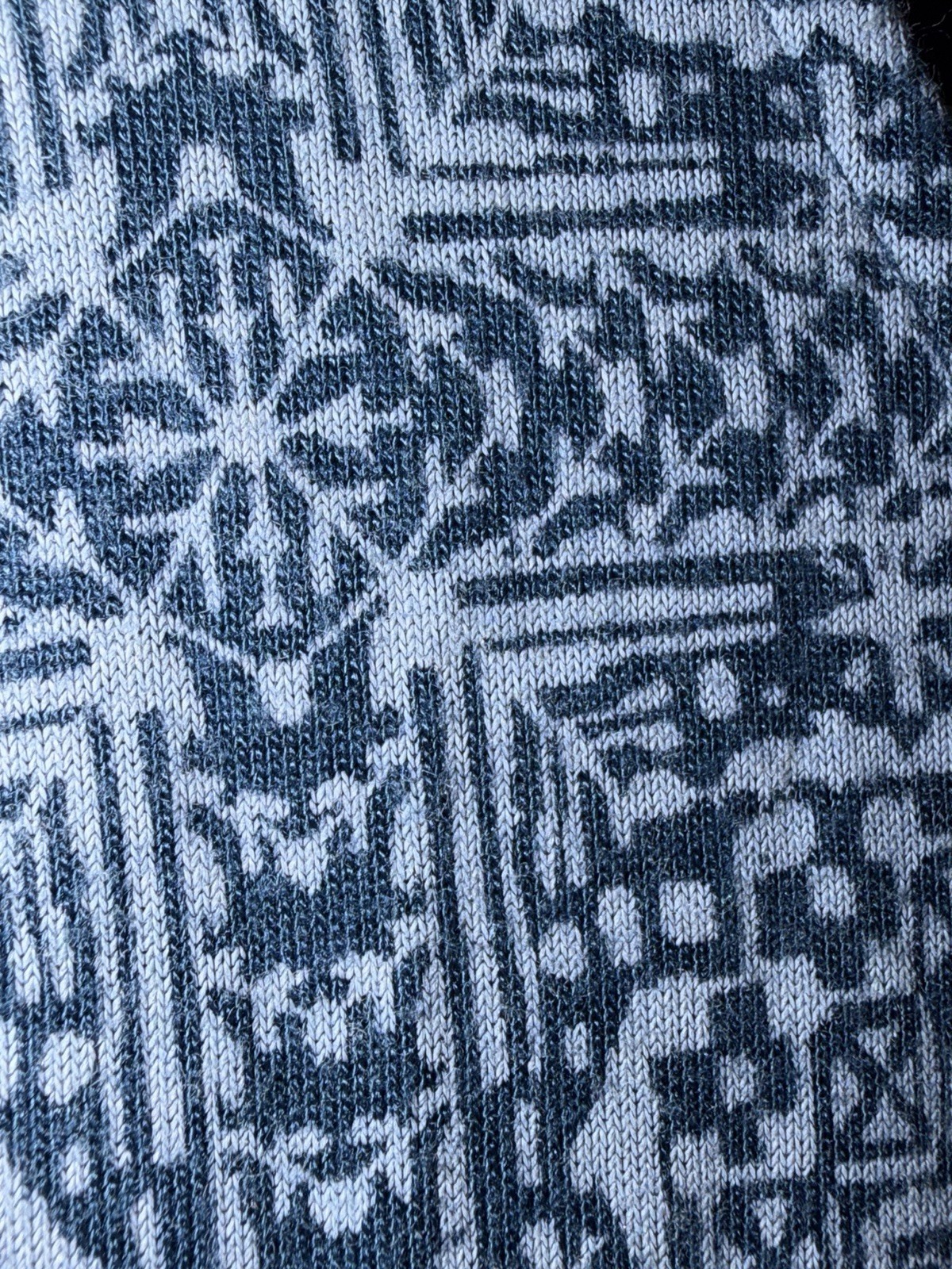 Lucky Brand XL Blue Boho Geometric Print T-Shirt Dress 100% Viscose Short Sleeve