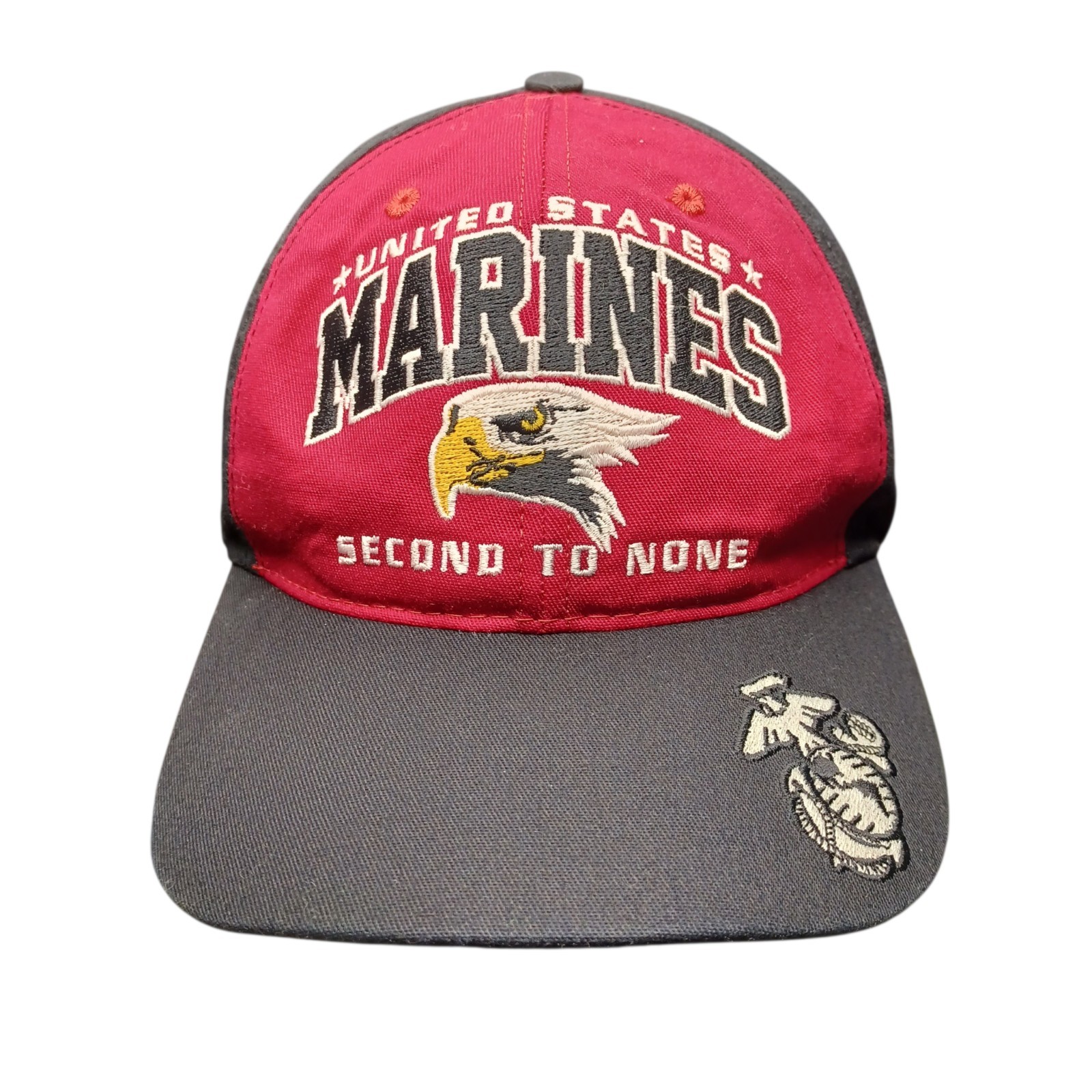 Marines Second To None Cap – United States Military StrapBack One Size Hat USA