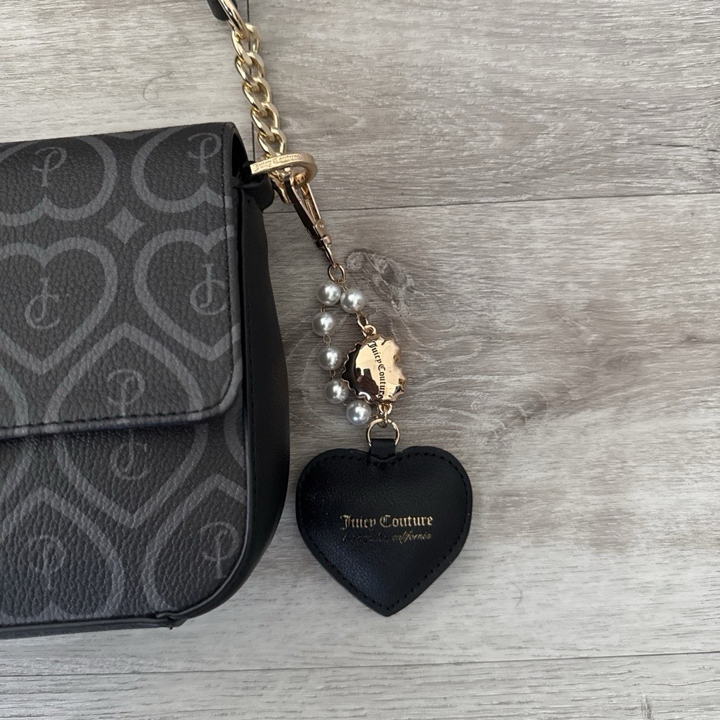 Juicy Couture The ‘Bubble Pop’ Black Liquorice Crossbody Bag NWT