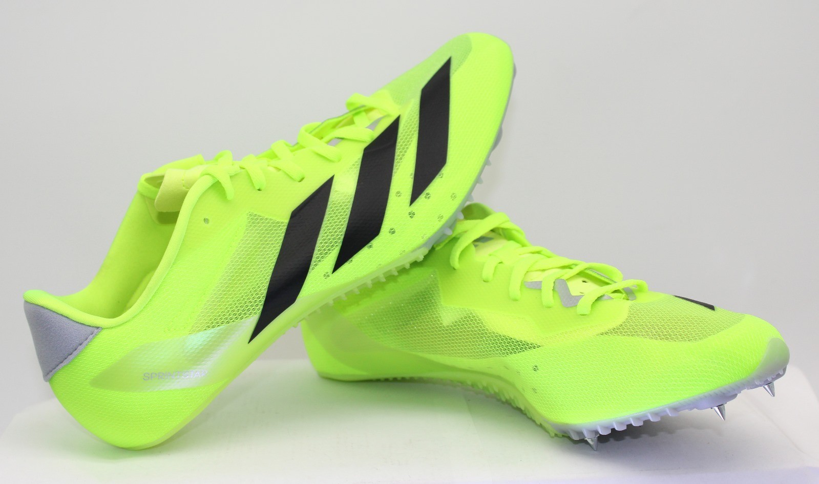 adidas Adizero Sprintstar Men Cleats Shoes Lucid Lemon Black Athletic New