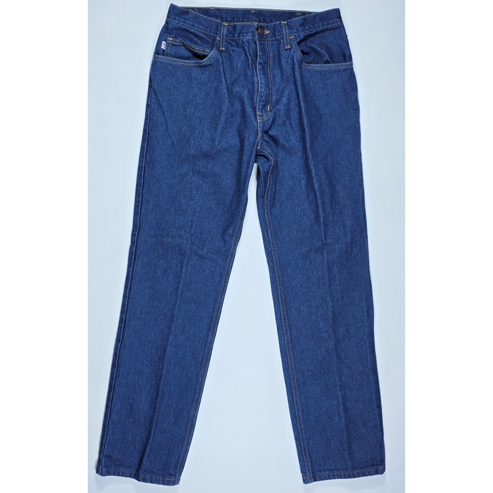 All American Clothing Co Men’s Blue Jeans AAC101D Made in USA 33×32 Straight Leg
