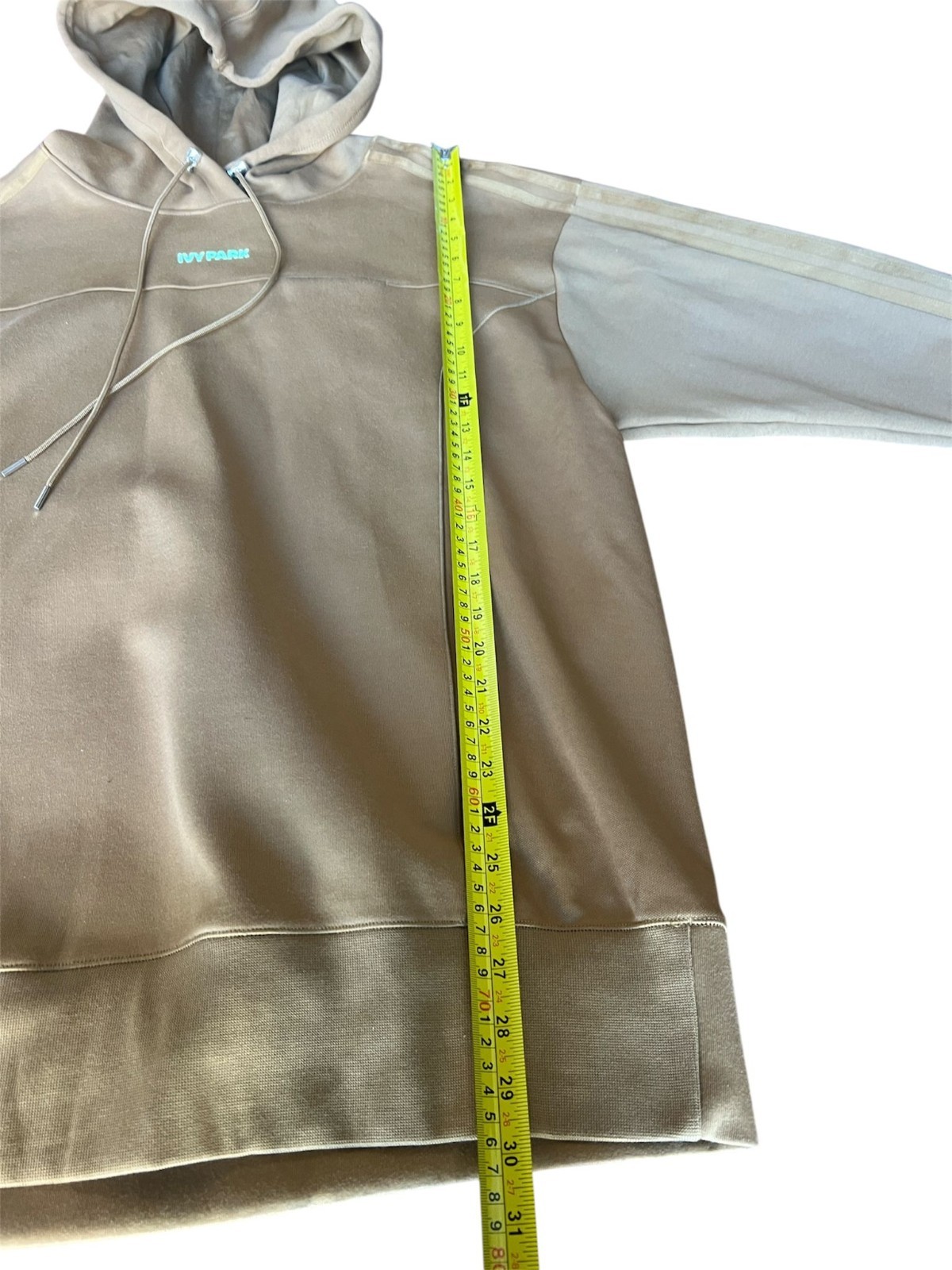 Adidas IVY PARK Mesa Brown Hoodie S Pullover Gender Neutral Streetwear Baggy