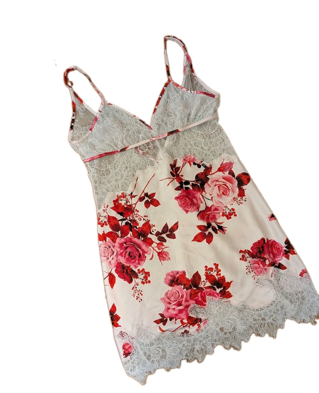 INC International Coquette Soft Girl Barbie Core Angel Floral Slip Dress