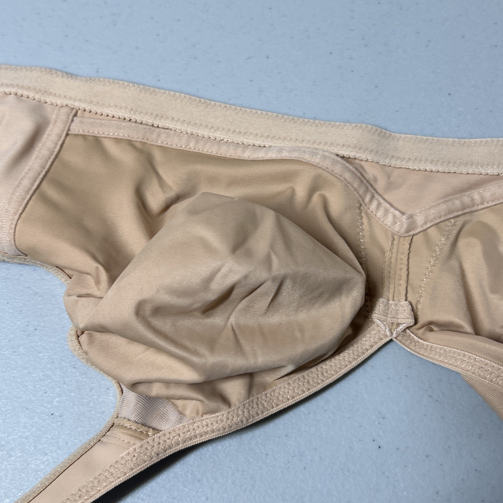 Rosa Faia Twin Firm Wireless Soft Bra 34F Desert Beige Supportive Non-Padded