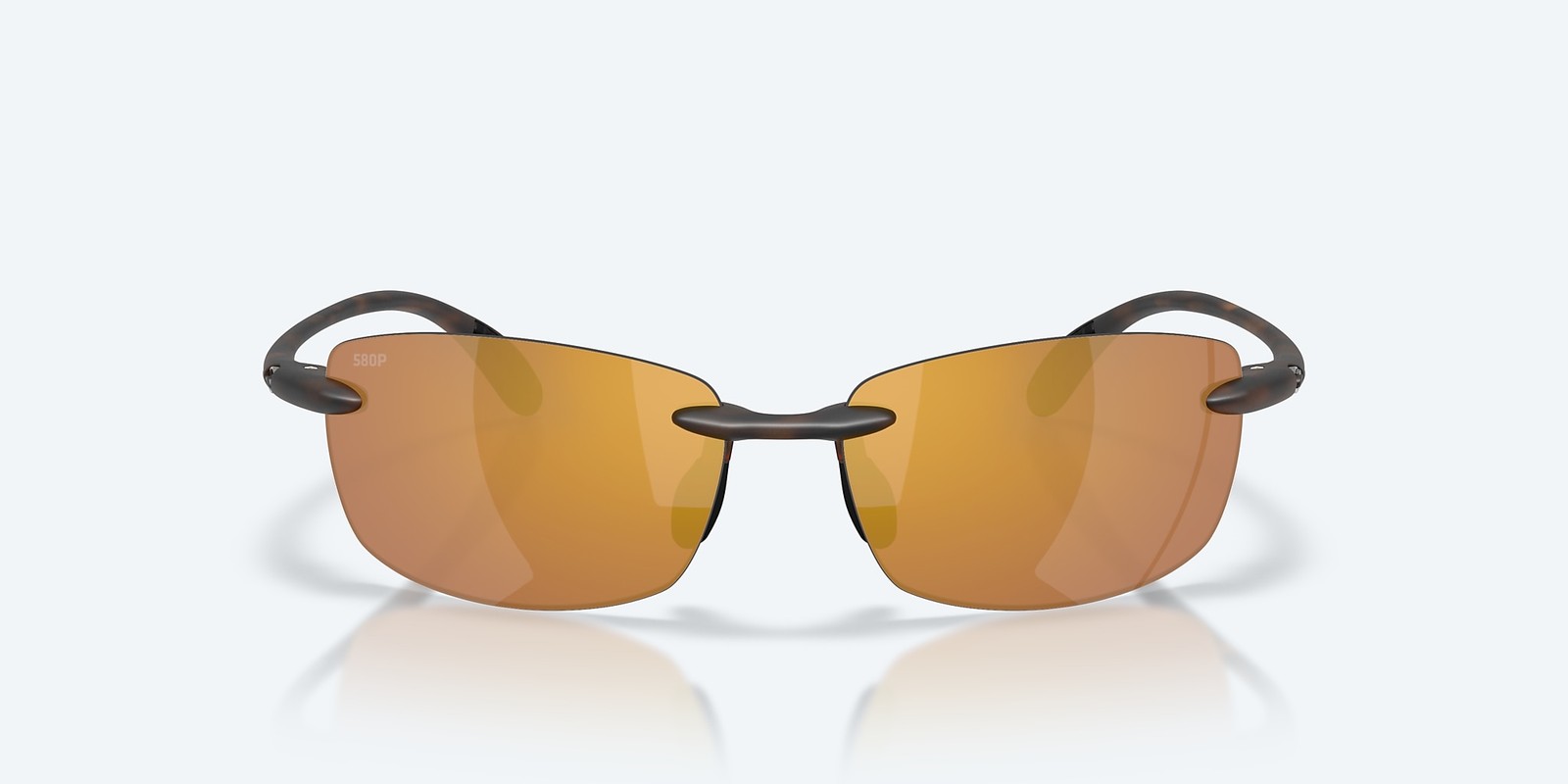 Costa Del Mar Ballast Matte Tortoise/Gold Mirror 580P Polarized 60 mm Sunglasses