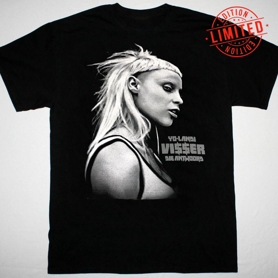 Yolandi Visser Die Antwoord T-shirt Black Cotton All Sizes S to 5XL
