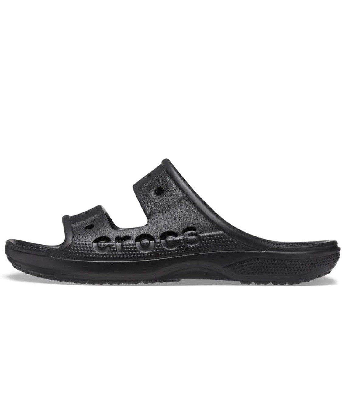 Crocs Sandals Unisex Size Us M7/W9 Black Baya Slide