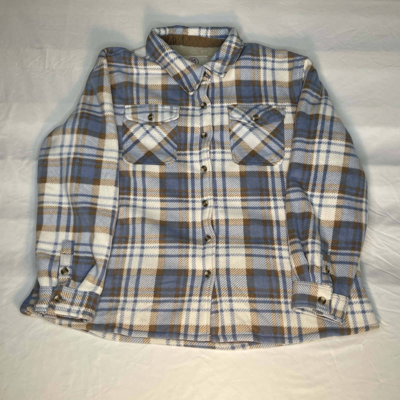 SAGE Multicolored Fleece Style Jacket