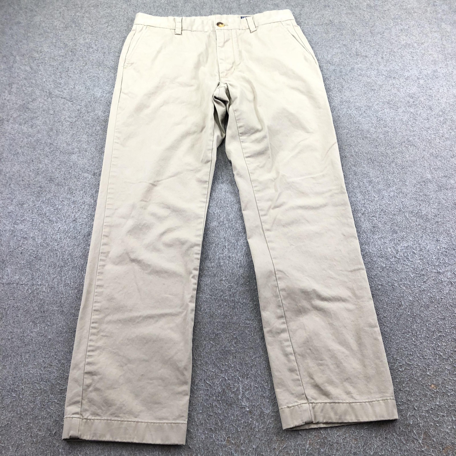 Vineyard Vines Pants Mens 30×30 Beige Chino Breaker Regular Fit Straight Casual