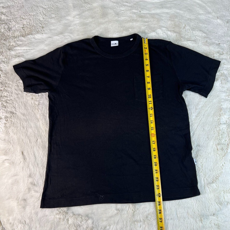 NN07 Mens M Black Short Sleeve Pocket T-Shirt