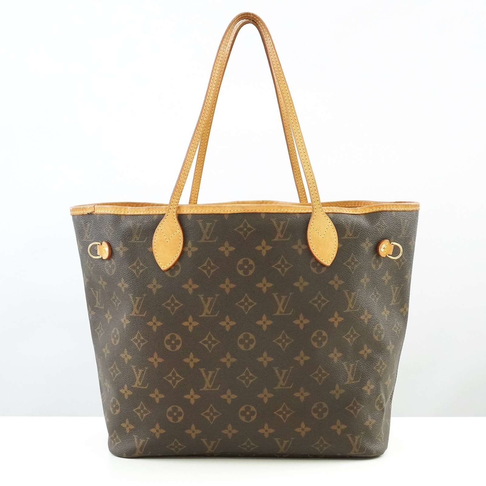 LOUIS VUITTON LV Monogram Neverfull MM M40156 Tote Bag SD3037 Auth #57356A
