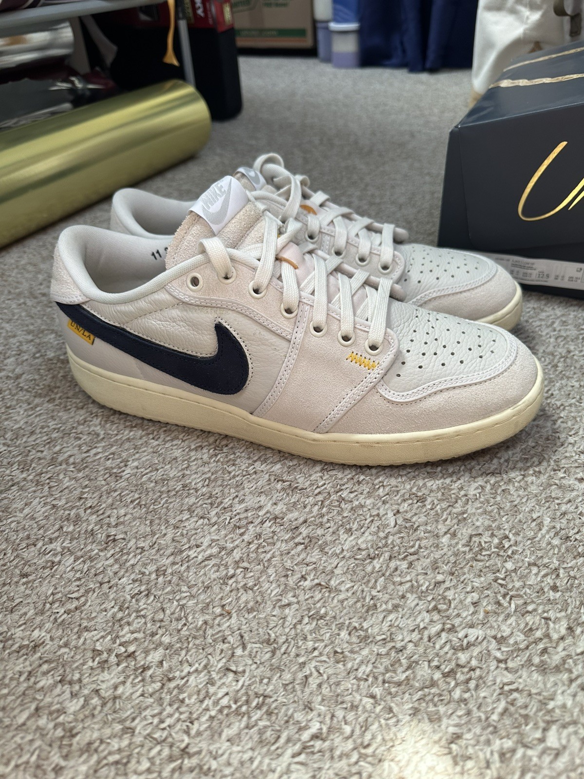 D08912-101 AJKO 1 Low SP x Union LA – Size 11 – OG Box, Extra Swooshes & Laces