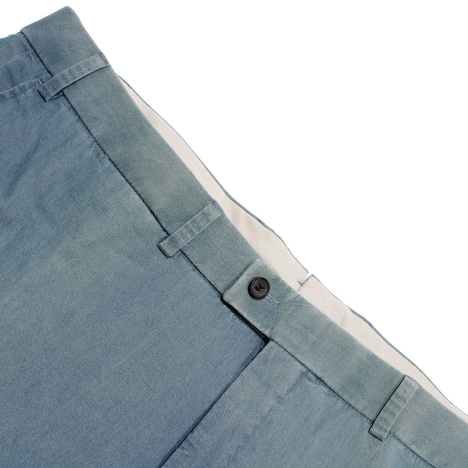 Hiltl NWD Neal Cotton Blend Chinos / Casual Pants Size 44 US In Solid Blue