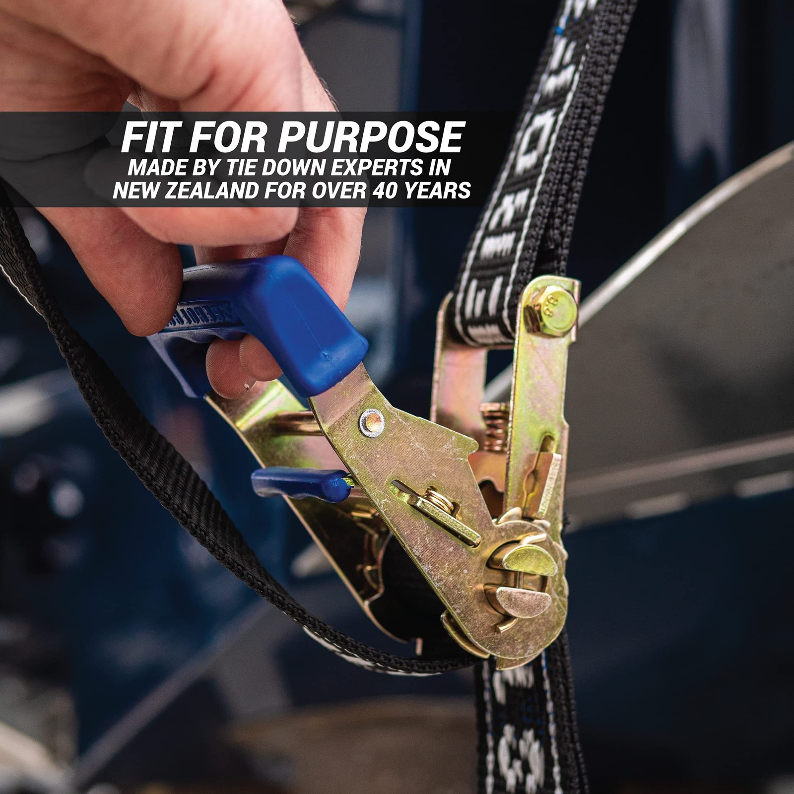 Aerofast Rear Transom Boat Trailer Straps Ratchet Tie Downs Strap Made In Nz –