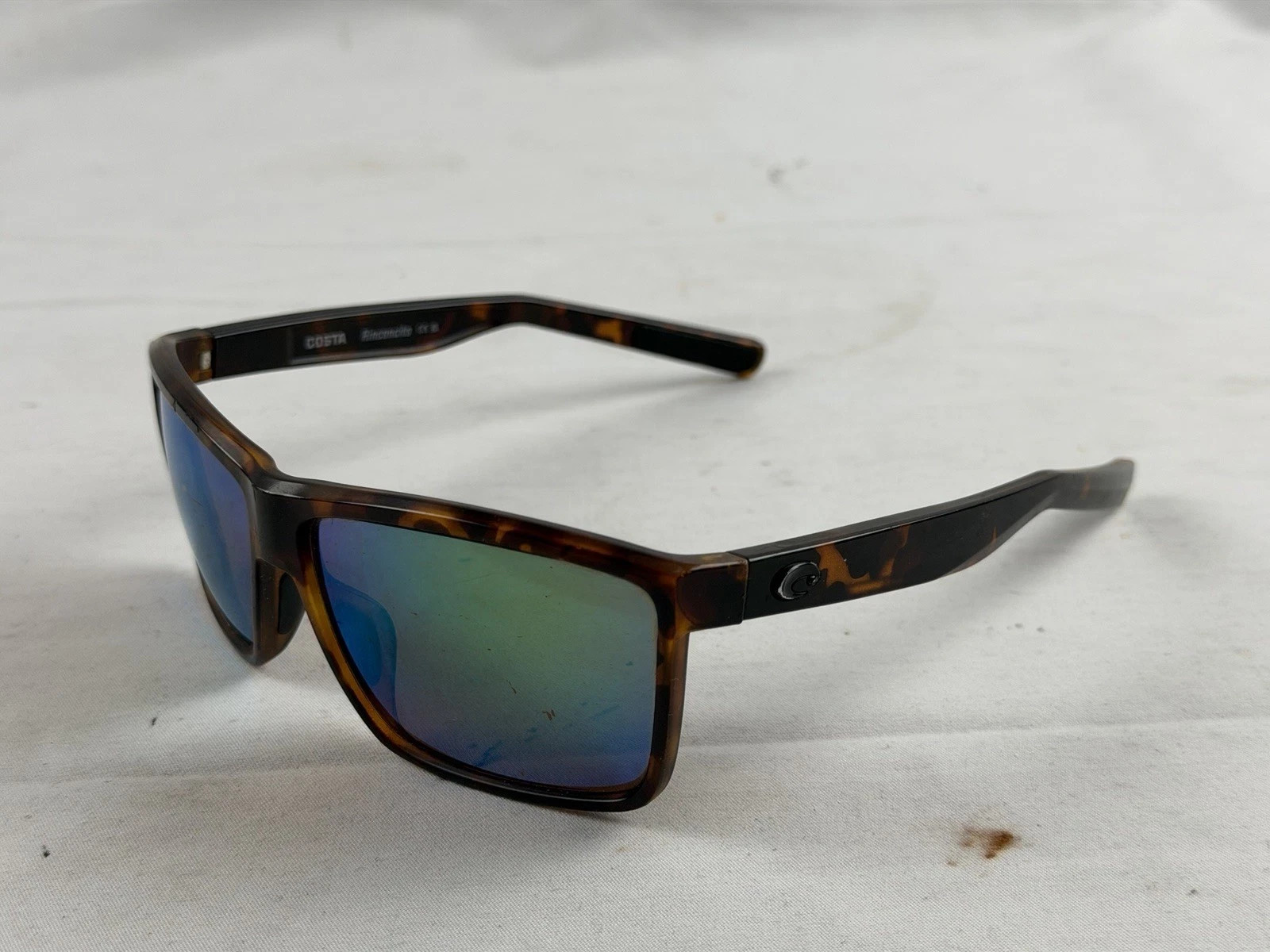 Costa Del Mar Sunglasses Rinconcito Tortoise Shell Frame Green Mirror Polarized