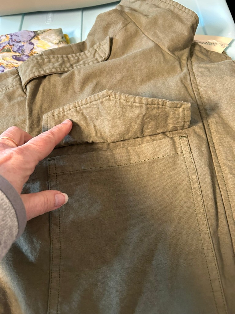 NWT Sundance Catalog Love and Soul Jacket Military Style Size PL