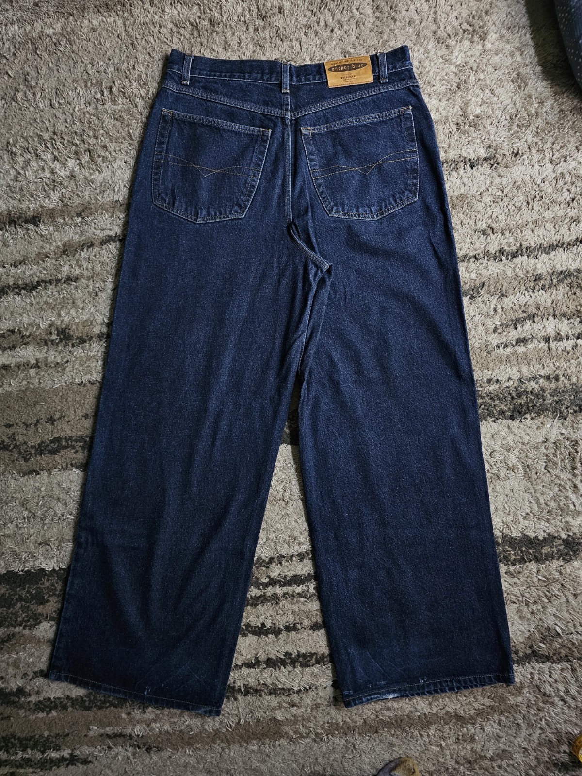 Anchor Blue Huge Jeans Pre☆2000