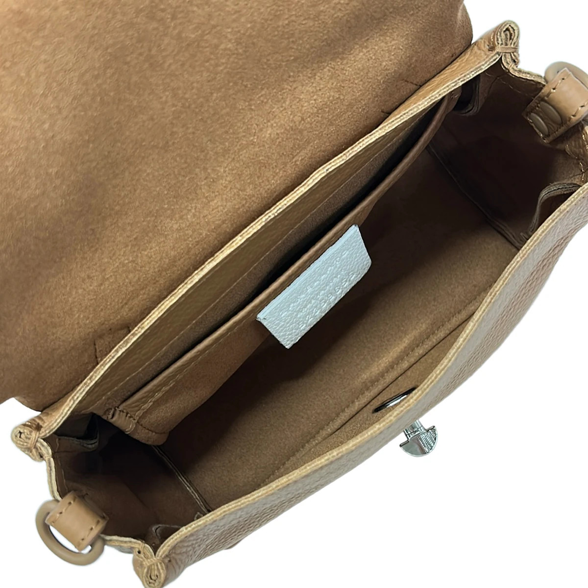ZANELLATO Postina Baby Brown Leather Handbag
