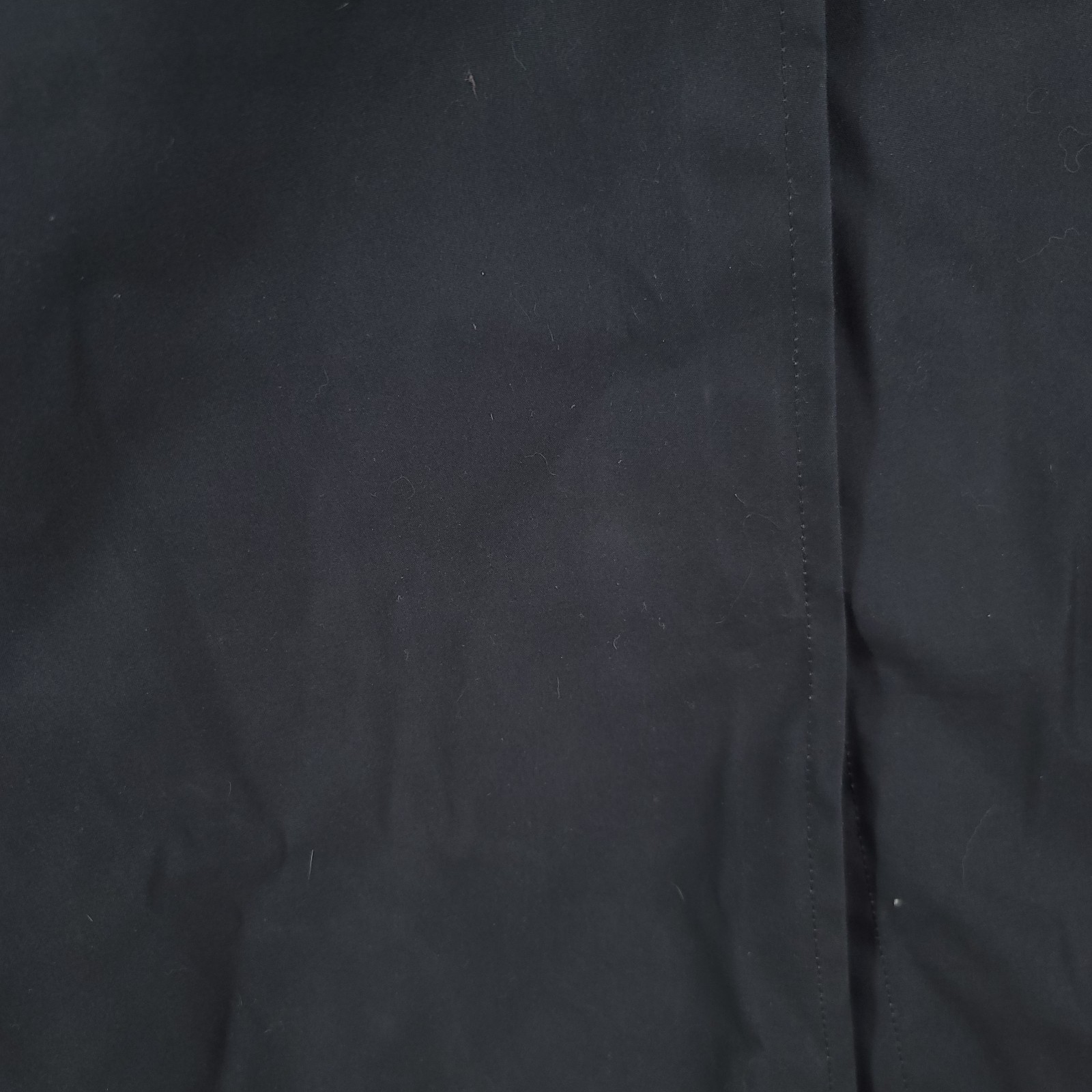 Defence Logistics Trench Pea Coat Mens 44L Black All Weather Army Lined NWT FLAW