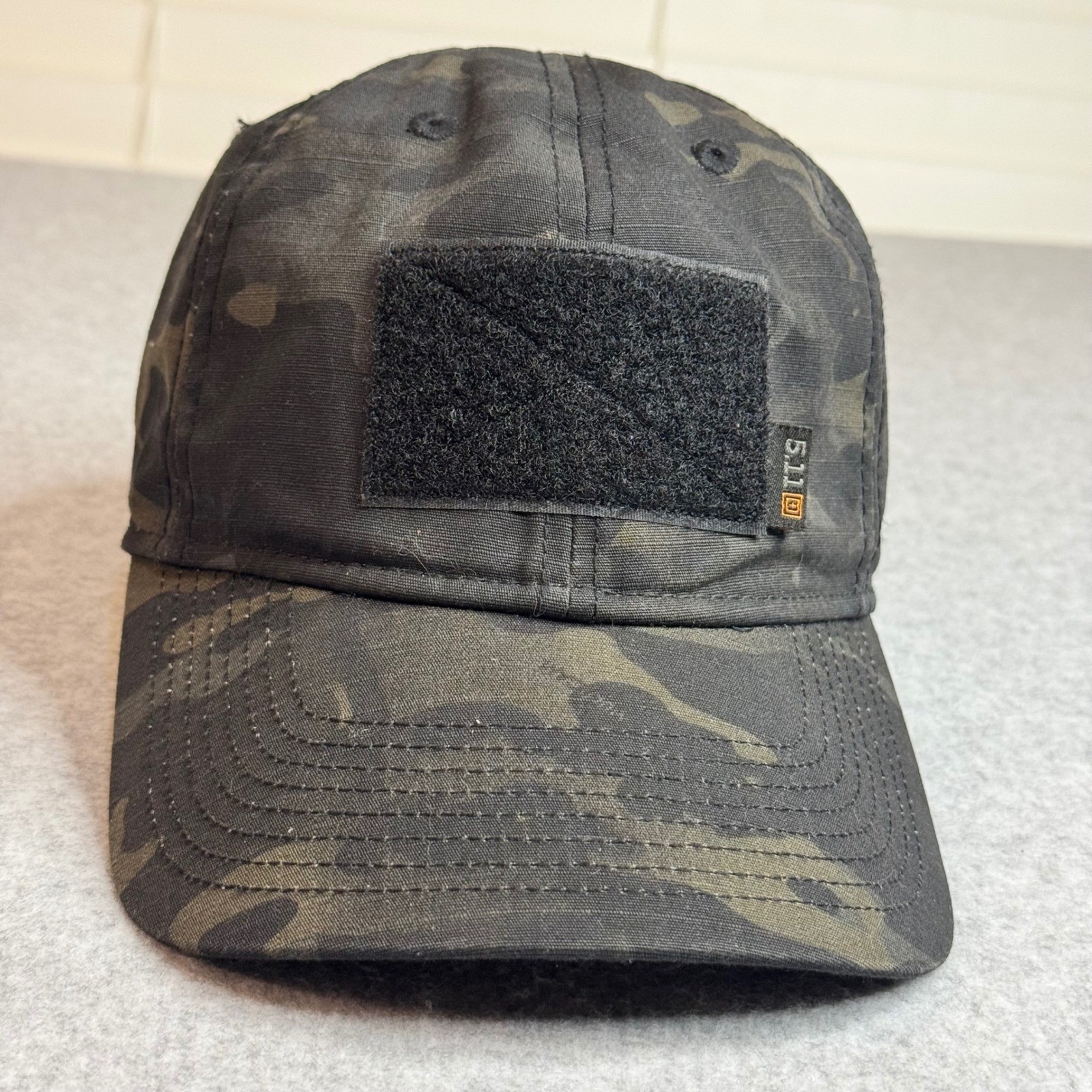 5.11 Tactical Flag Bearer Cap MultiCam Black Ripstop Patch Hat Adjustable 89406