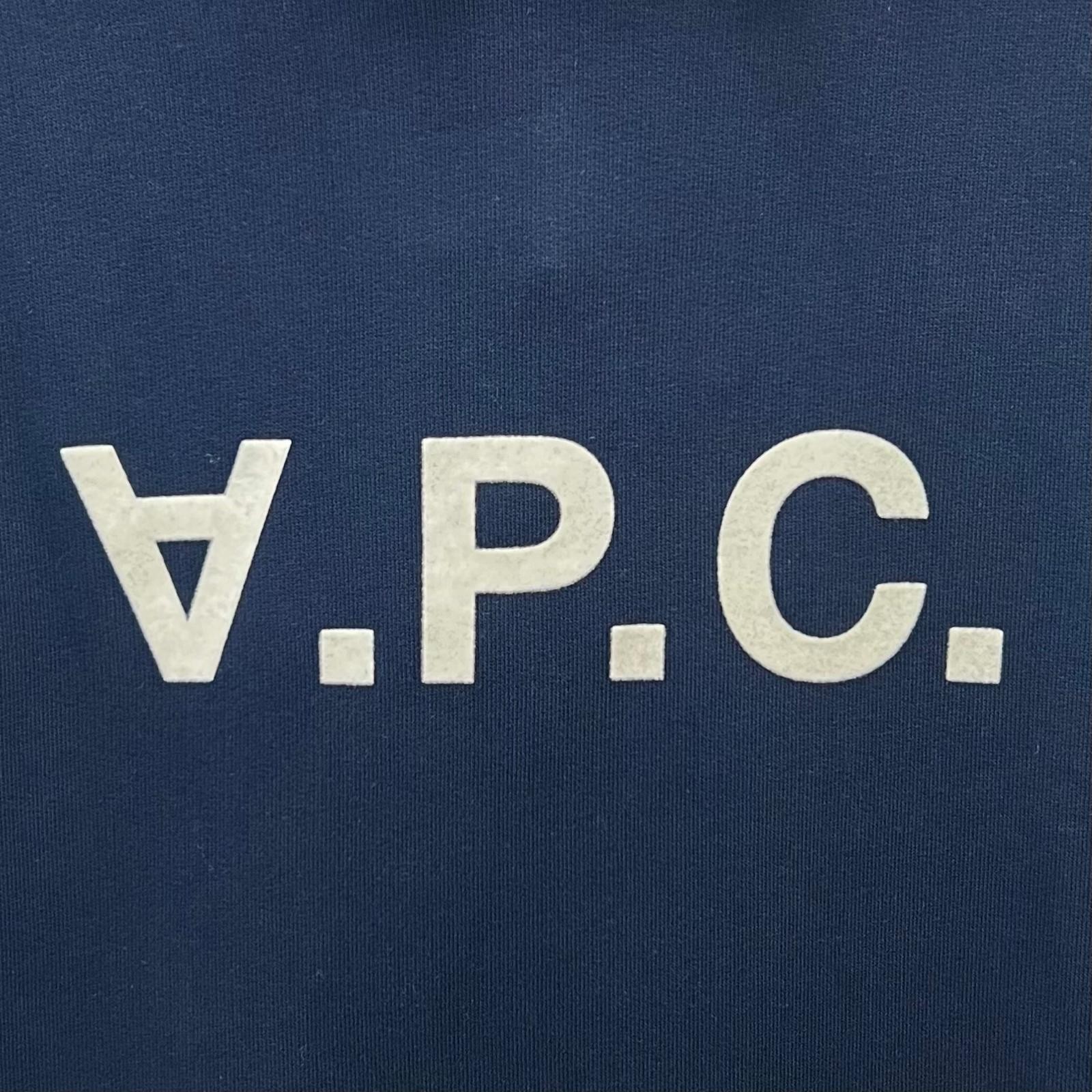 A.P.C. Standard Grand VPC Plain Parker Navy mens XL【used】