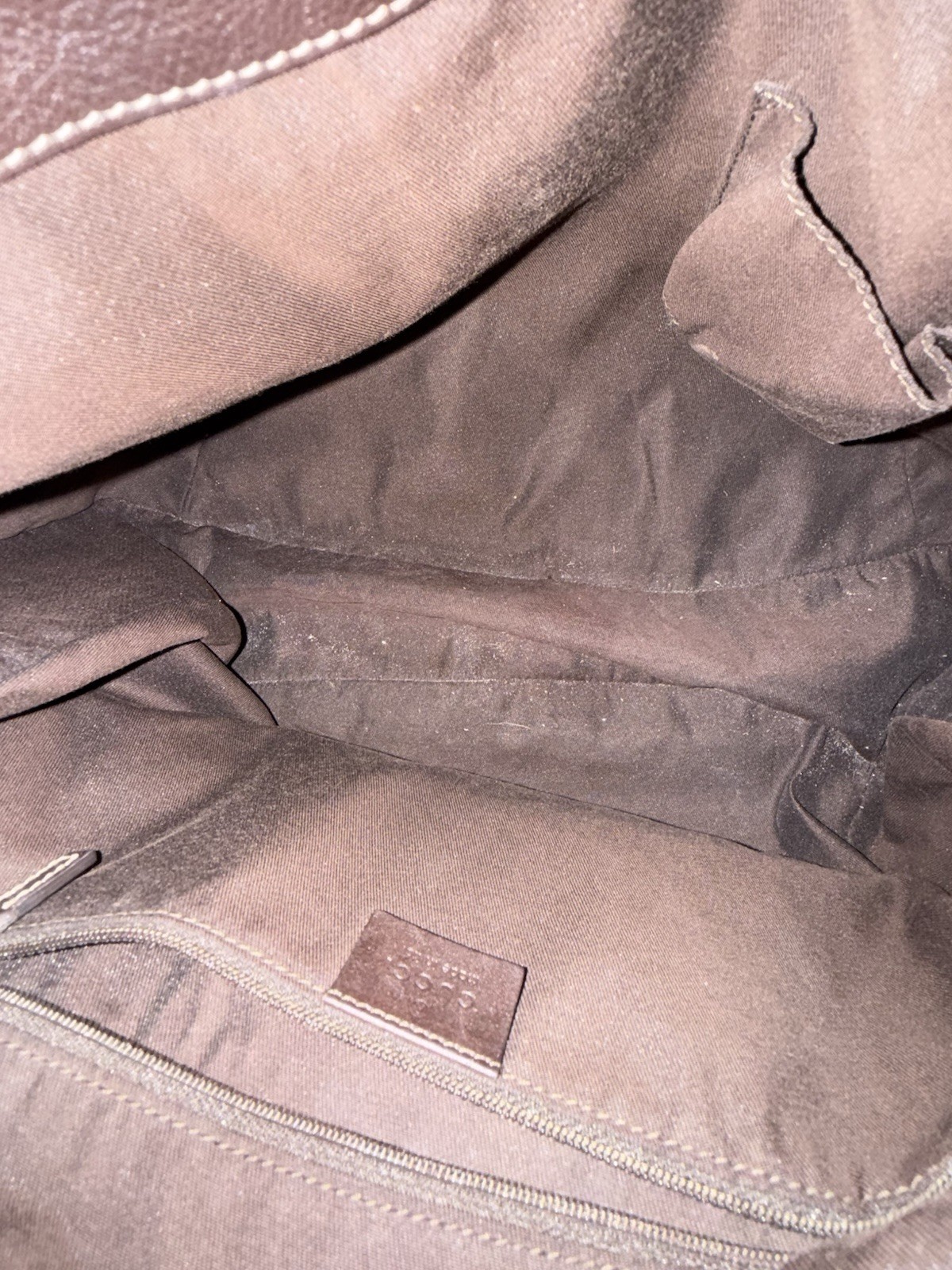 Gucci GG Web Hobo Bag Medium Brown Canvas