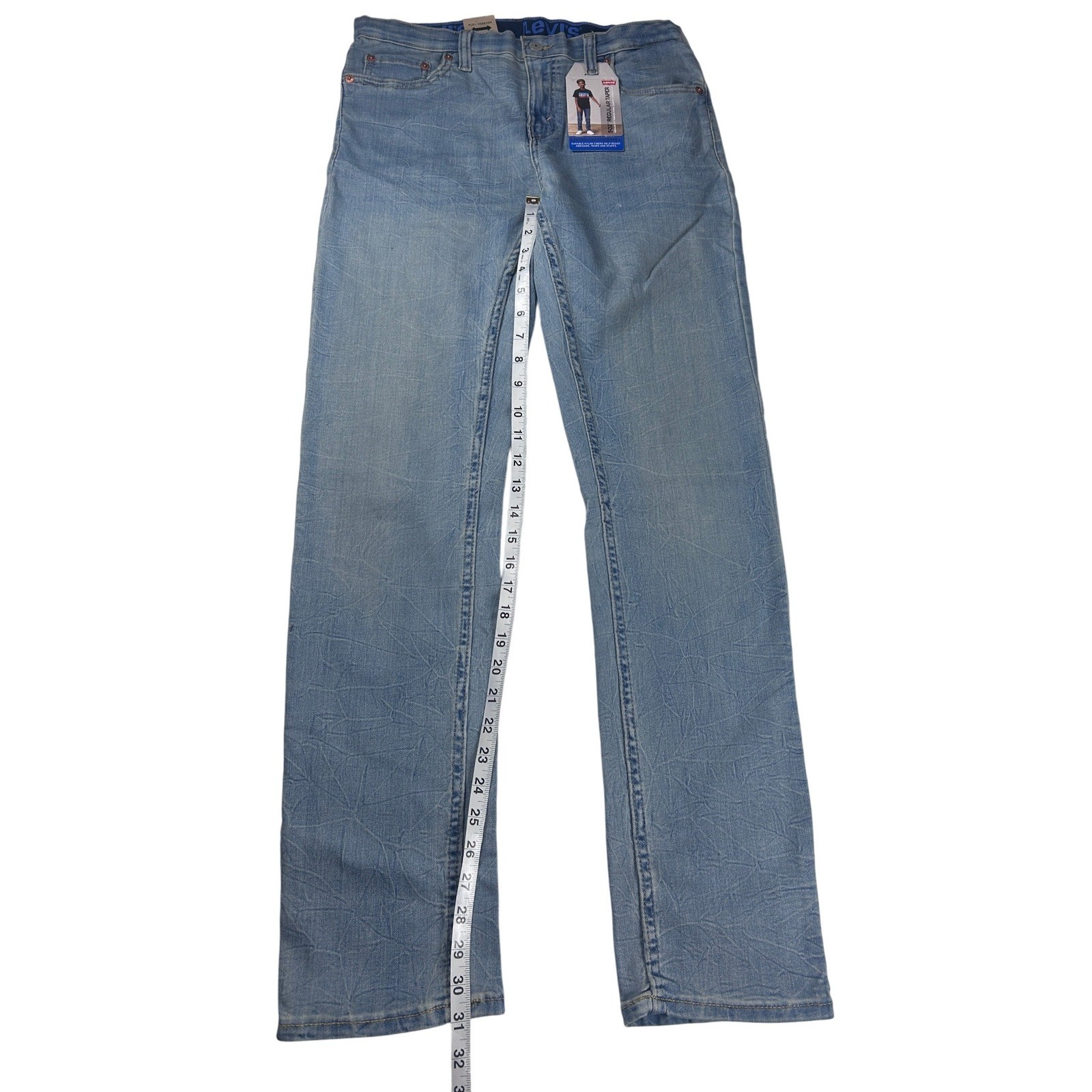 Levi’s 502 Regular Taper Jeans Boys 18 REG (29×31 ) Light Wash NEW