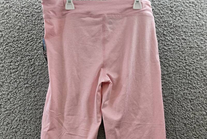 ID Ideology Core Stretch Capri Leggings Big Girls XL Rose Shadow Elastic Waist
