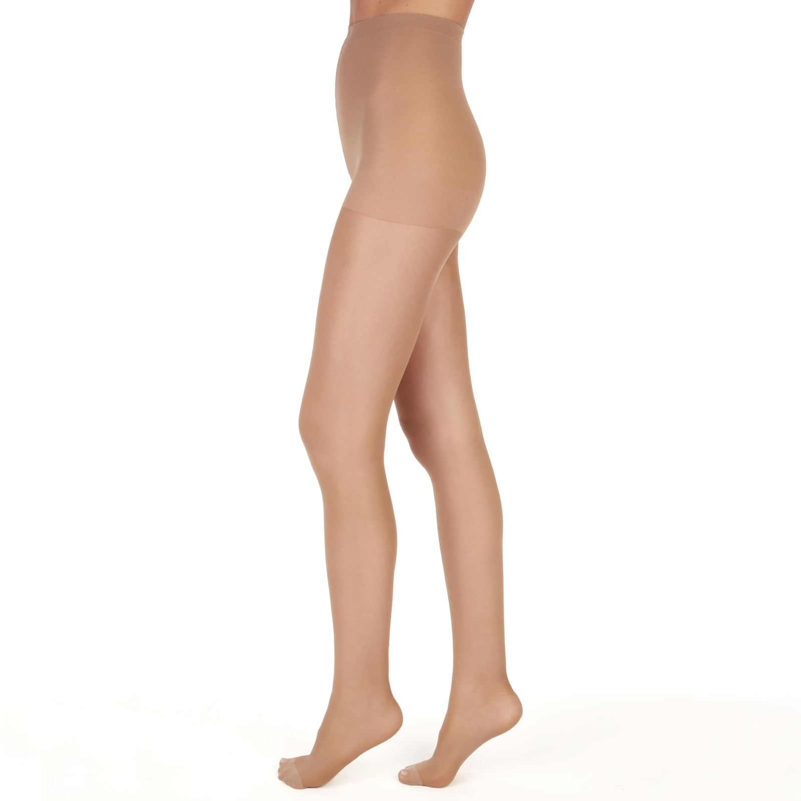 Hanes Alive Toe Sheer Pantyhose Barely Black Size F Pack of 1